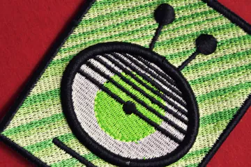green eye embroidered patch – Embroidery – RAVEN