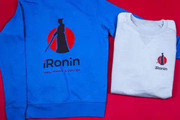 iRonin embroidered sweatshirts – Embroidery – RAVEN