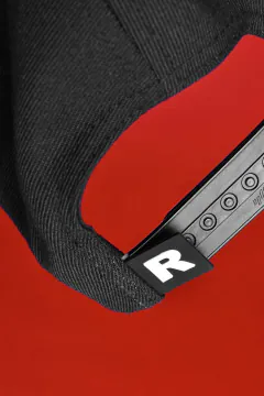 R rubber label cap strap – PVC Patch – RAVEN