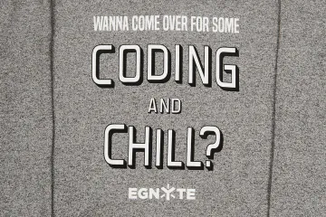 Coding and Chill Egnyte screen print – Screen Printing – RAVEN