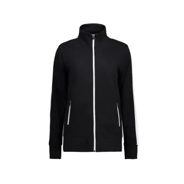 Ladies cardigan with contrast stripe — 3