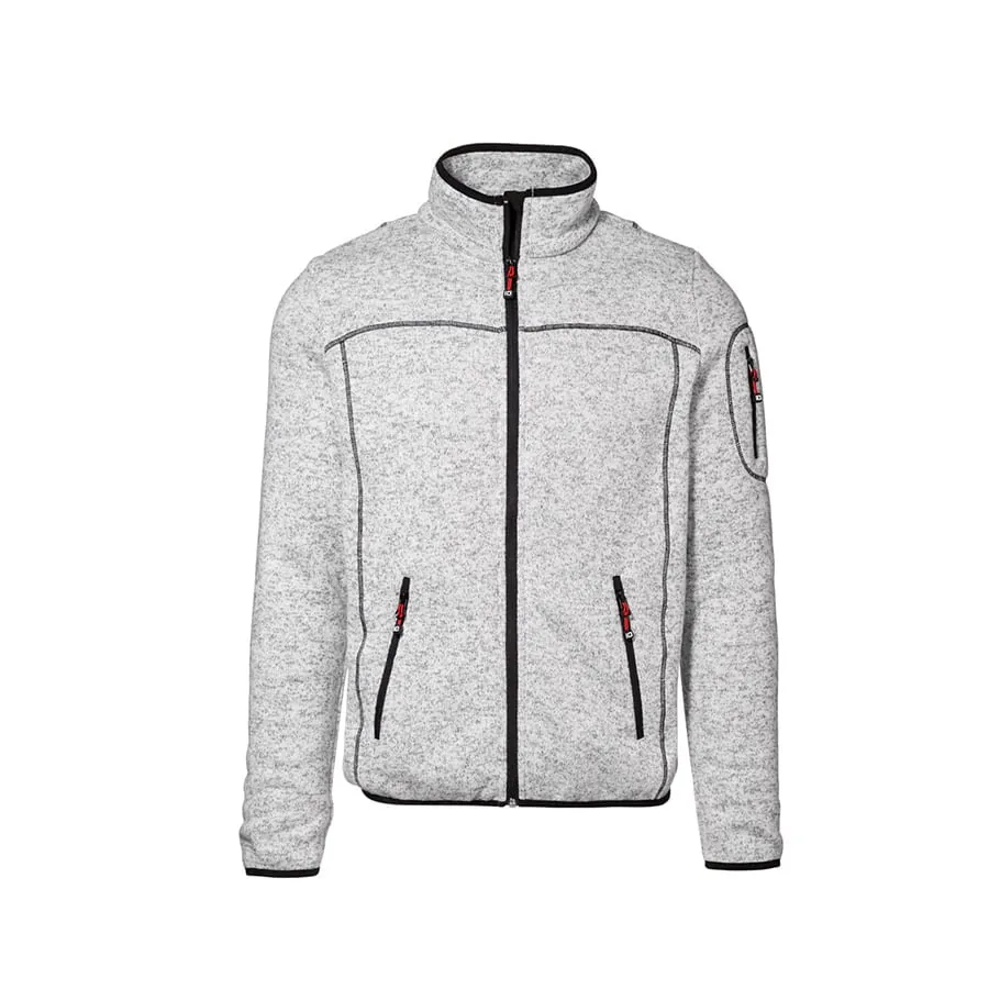 Strickfleece Herrenjacke 0852