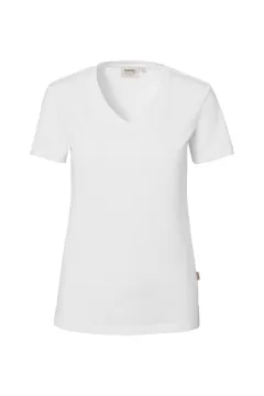 HAKRO Damska koszulka V-Short Stretch — 2