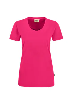 HAKRO Damen V-Shirt MIKRALINAR® — 107