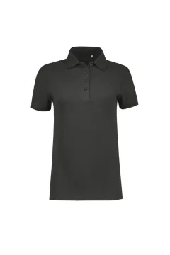 Label-Free Women's Polo Shirt Heavy MIKRALINAR® ECO — 17