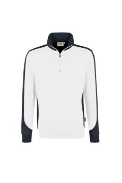 HAKRO Zip-Sweatshirt Contrast MIKRALINAR® — 2