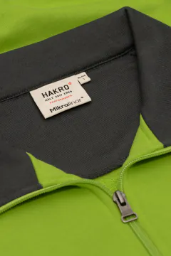 HAKRO Zip-Sweatshirt Contrast MIKRALINAR® — 42
