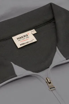 HAKRO Zip-Sweatshirt Contrast MIKRALINAR® — 48
