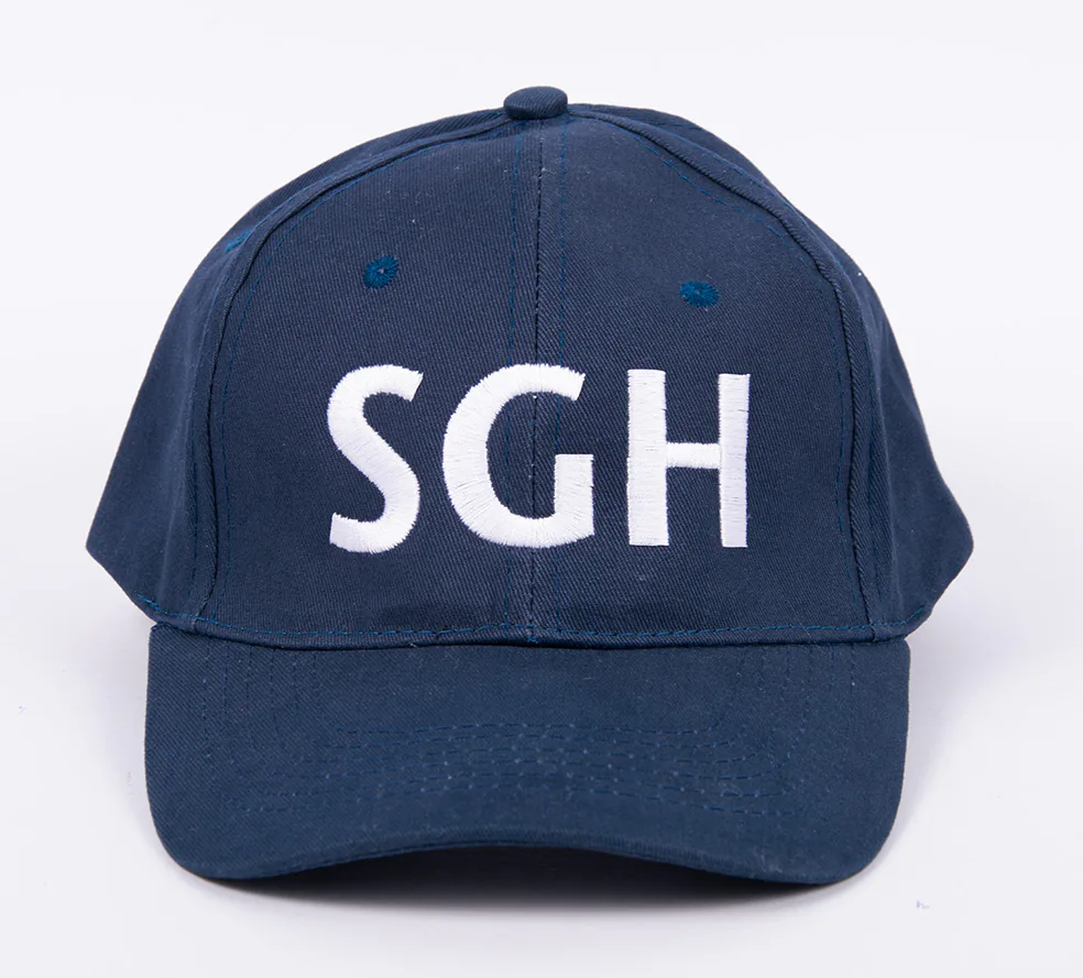 Bestickte Baseballcap für die SGH Warschauer Wirtschaftshochschule