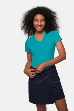 HAKRO Damen V-Shirt MIKRALINAR® — 21