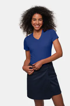 HAKRO Damen V-Shirt MIKRALINAR® — 116