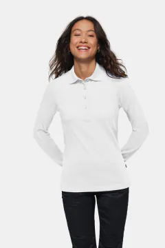HAKRO Ladies Long Sleeve Polo Shirt MIKRALINAR®