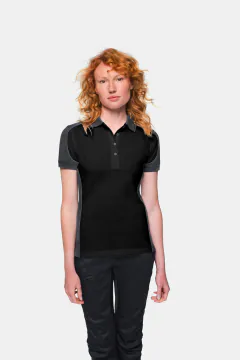 HAKRO Women's Polo Shirt Contrast MIKRALINAR® — 11