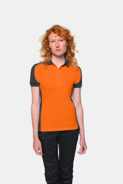 HAKRO Women's Polo Shirt Contrast MIKRALINAR® — 21