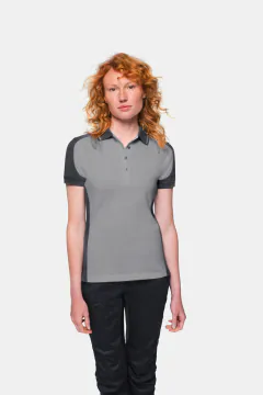 HAKRO Women's Polo Shirt Contrast MIKRALINAR® — 36