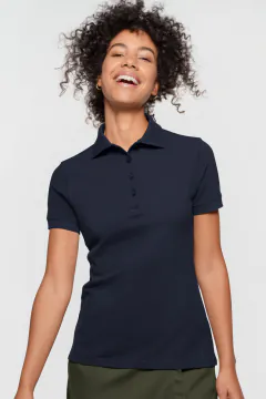 Label-Free Women's Polo Shirt Heavy MIKRALINAR® ECO — 11
