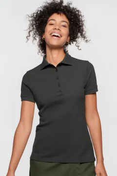 Label-Free Women's Polo Shirt Heavy MIKRALINAR® ECO — 16