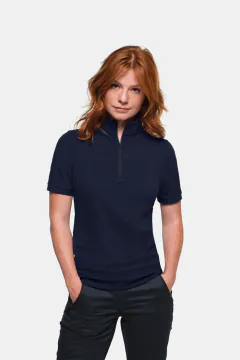 HAKRO Damen Zip-Shirt Piqué MIKRALINAR® ECO — 11