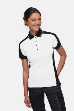 HAKRO Damen Poloshirt Contrast MIKRALINAR® ECO