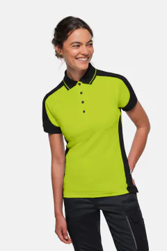HAKRO Women's Polo Shirt Contrast MIKRALINAR® ECO — 36