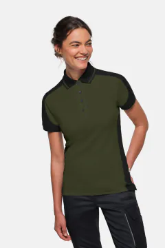 HAKRO Women's Polo Shirt Contrast MIKRALINAR® ECO — 51