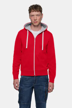 HAKRO Bluza z kapturem Bonded ECO