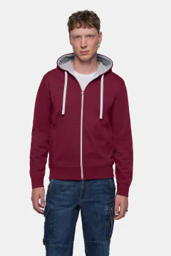 HAKRO Bluza z kapturem Bonded ECO — 21
