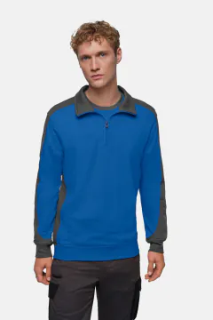 HAKRO Zip-Sweatshirt Contrast MIKRALINAR® — 19