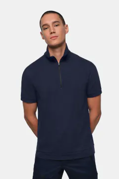 HAKRO Zip-Shirt Piqué MIKRALINAR® ECO — 11