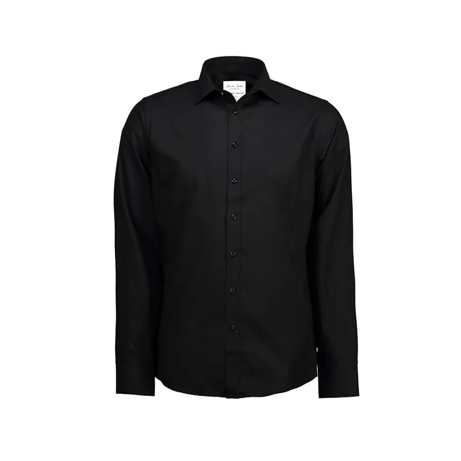 Fine Twill - Langärmlig Slim Fit Hemd SS30