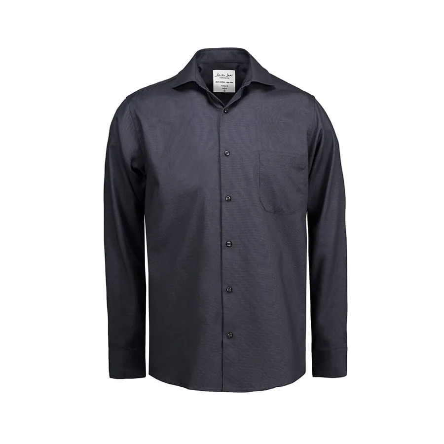 Dobby - Royal Oxford - Langärmlig Modern Fit Hemd SS310