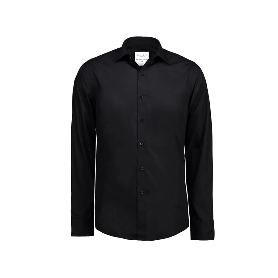 Poplin - Langärmlig Slim Fit Hemd SS402
