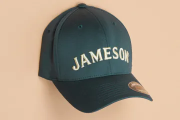 gruene Cap Jameson-3D-Stickerei – 3D Bestickung – RAVEN