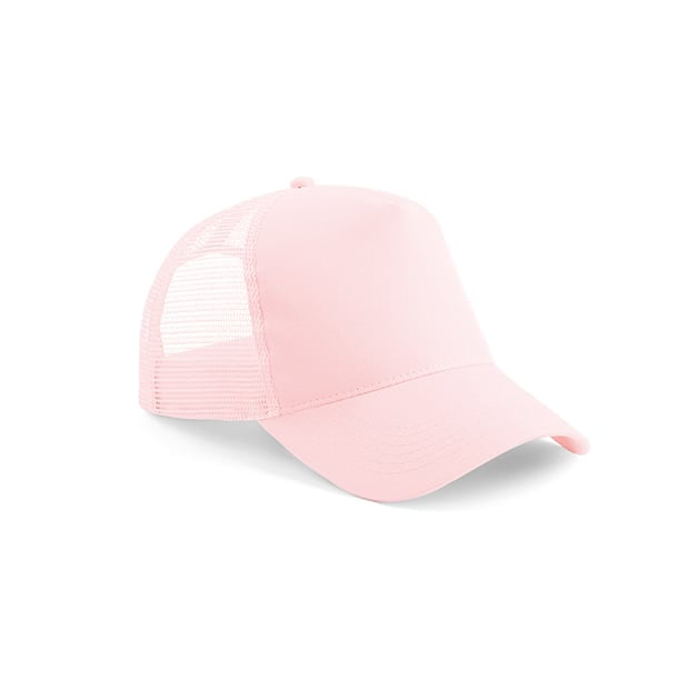 różowa czapka snapback trucker