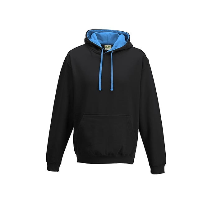 Jet Black/Sapphire Blue - Bluza z kapturem Varsity Hoodie