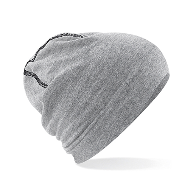 Heather Grey - Czapka bawełniana beanie Hemsedal