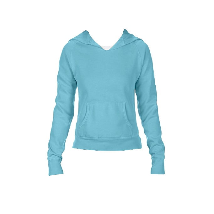 Lagoon Blue - Damska bluza Hooded CC