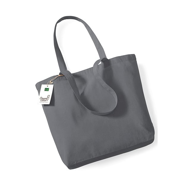 Graphite Grey - Organic Cotton Shopper