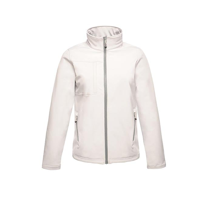 weiss softshell mit stickerei