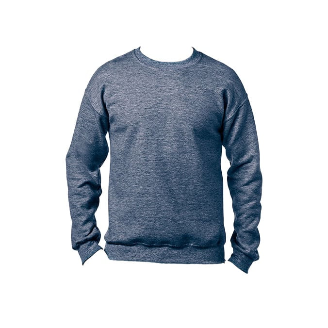 Heather Sport Dark Navy - Bluza Crewneck Heavy Blend™