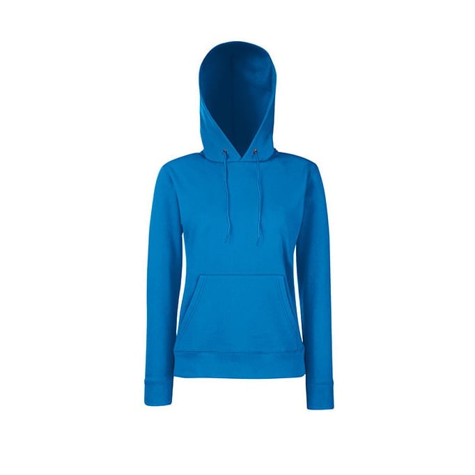 Royal Blue - Klasyczna bluza z kapturem Lady-Fit