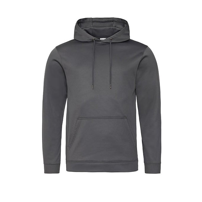 Steel Grey (Solid) - Bluza z kapturem Sport Polyester