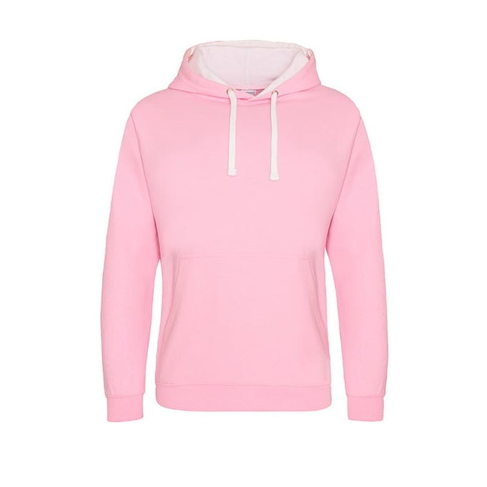 Baby Pink/ Arctic White - Bluza z kapturem Varsity Hoodie