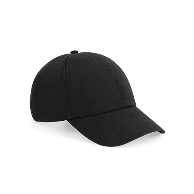 Black - Organiczna czapka 6-panelowa 