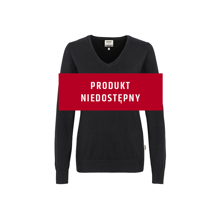 Damski bawełniany pullover w serek 133