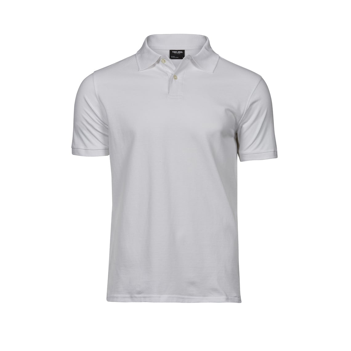 White - Męska koszulka polo HEAVY