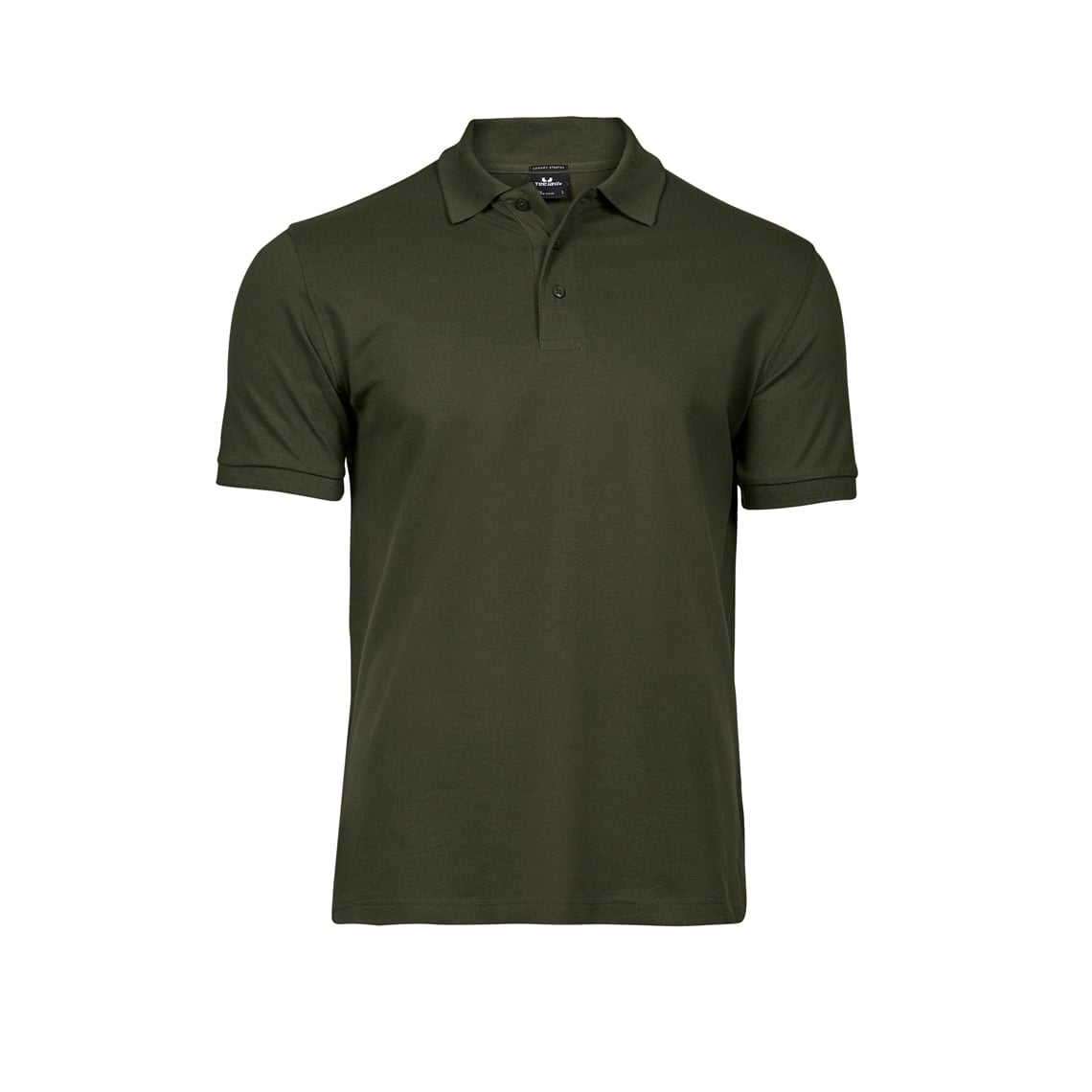 Olive - Męska koszulka polo Luxury Stretch