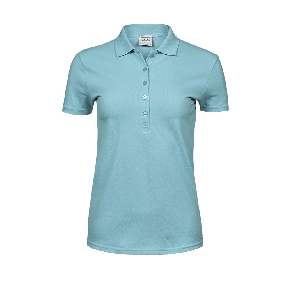 Aqua - Damska koszulka polo Luxury Stretch