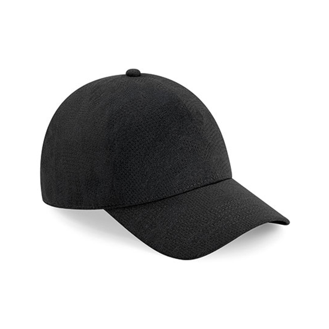 Black - Bezszwowa czapka Performance