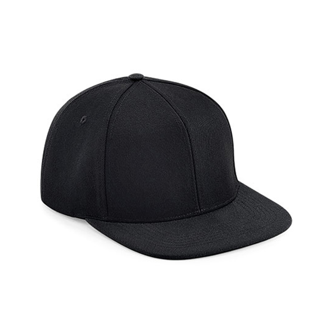 Black/Black - Czapka snapback 6-panelowa Original Flat Peak